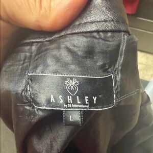 Ashley By 26 International Black Leather Jacket